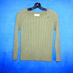 Sonoma Life + Style Petite Cable Knit Sweater PM